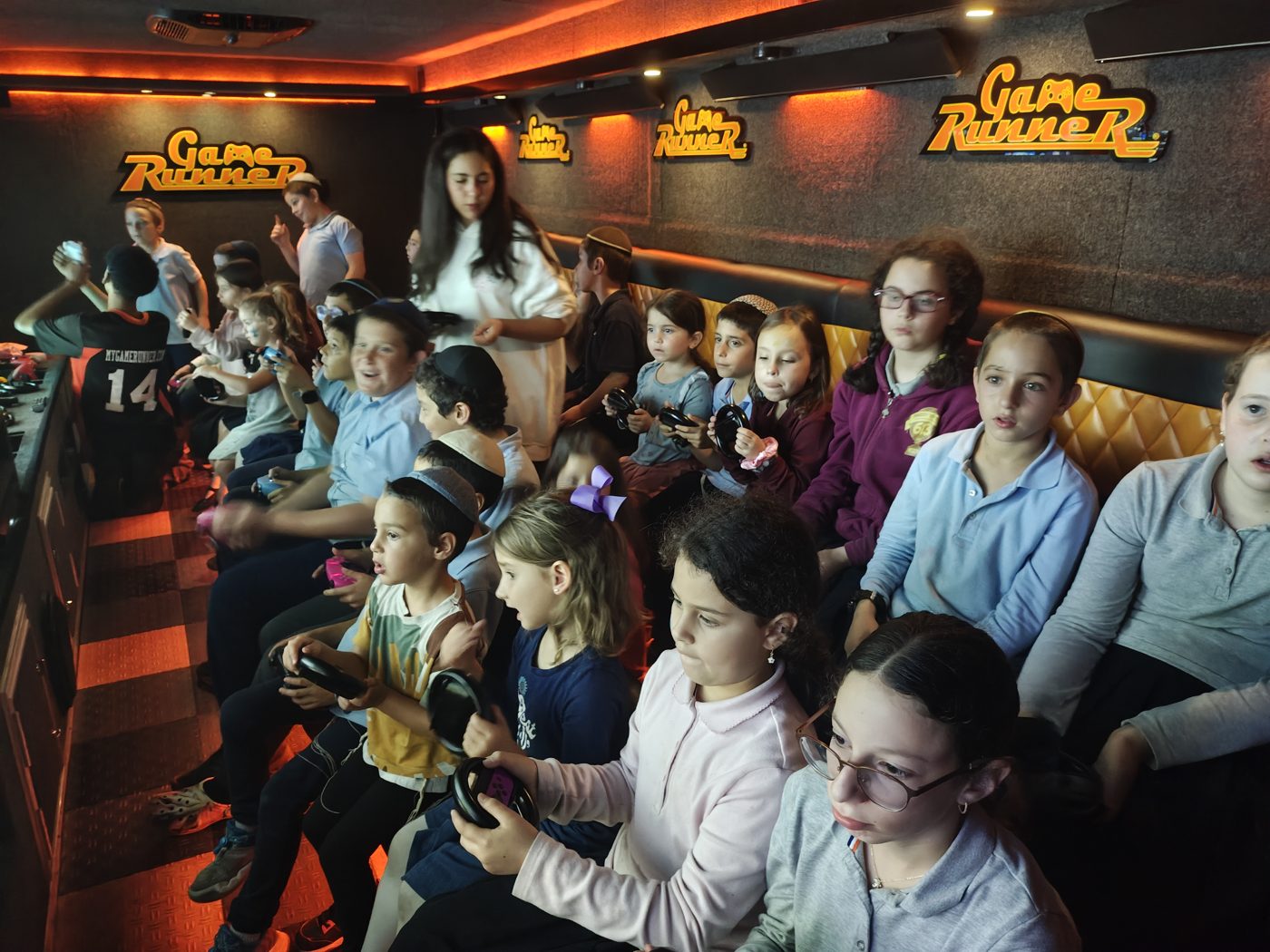 Children at a youth activity